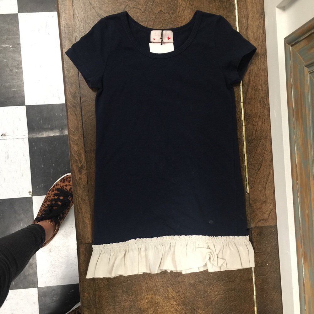 Lanvin Petite Tee Ruffle Dress